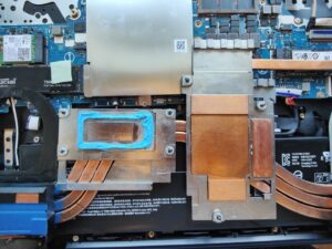 Cleaned heatsink contacts (Sheffield Computer Services repair near me Heeley S2)