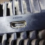 Another damaged PS5 HDMI socket. Just a little damage caused lost video signal.